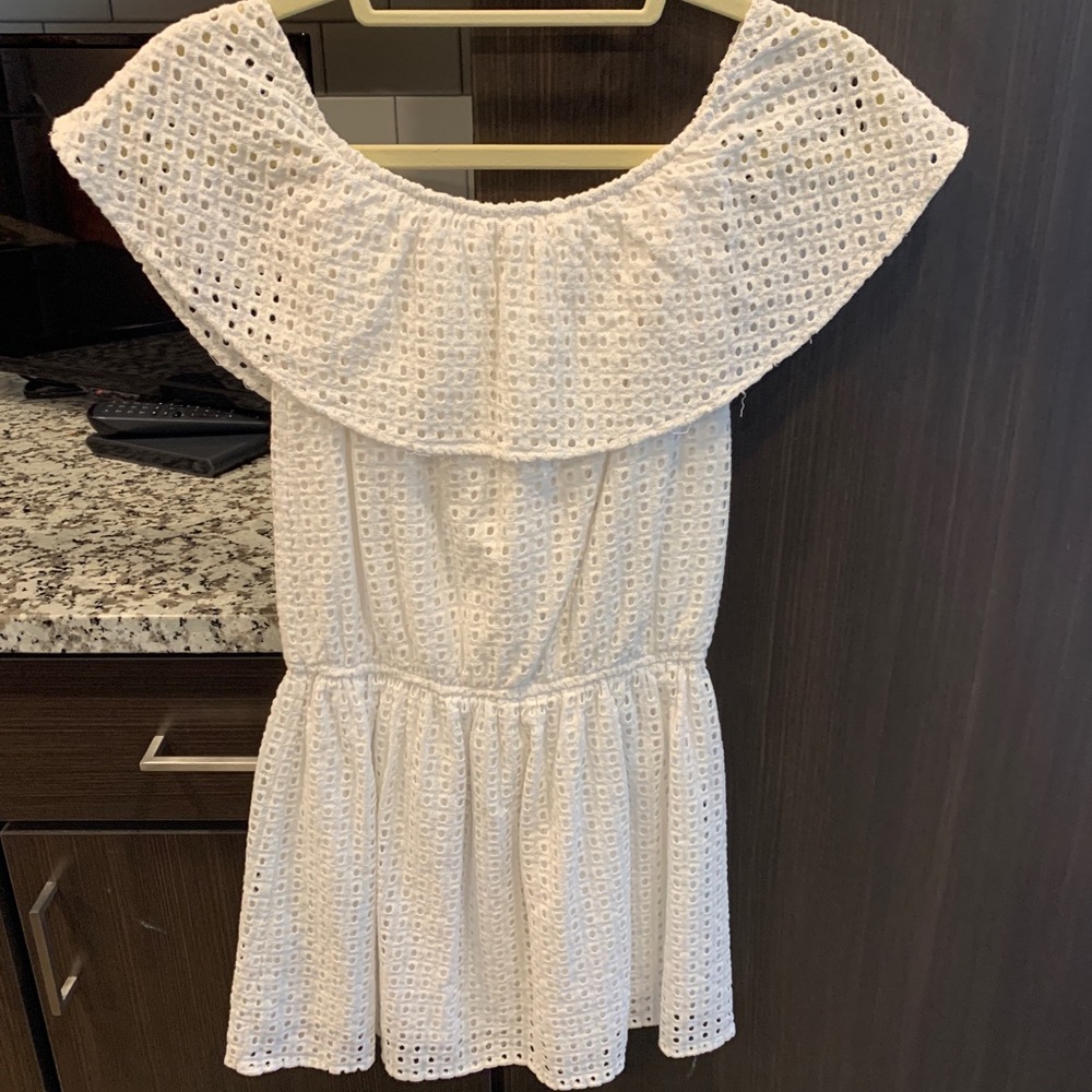 Buddylove White crochet dress